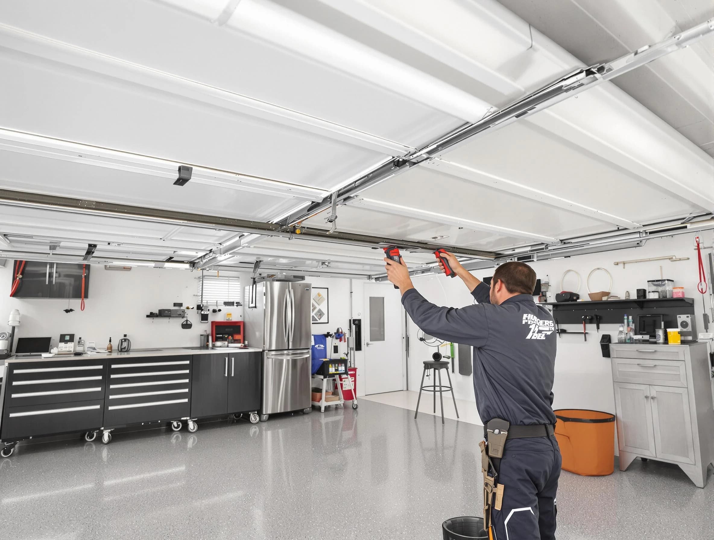 Overhead garage door repair service by Gloucester Garage Door Repair in Gloucester