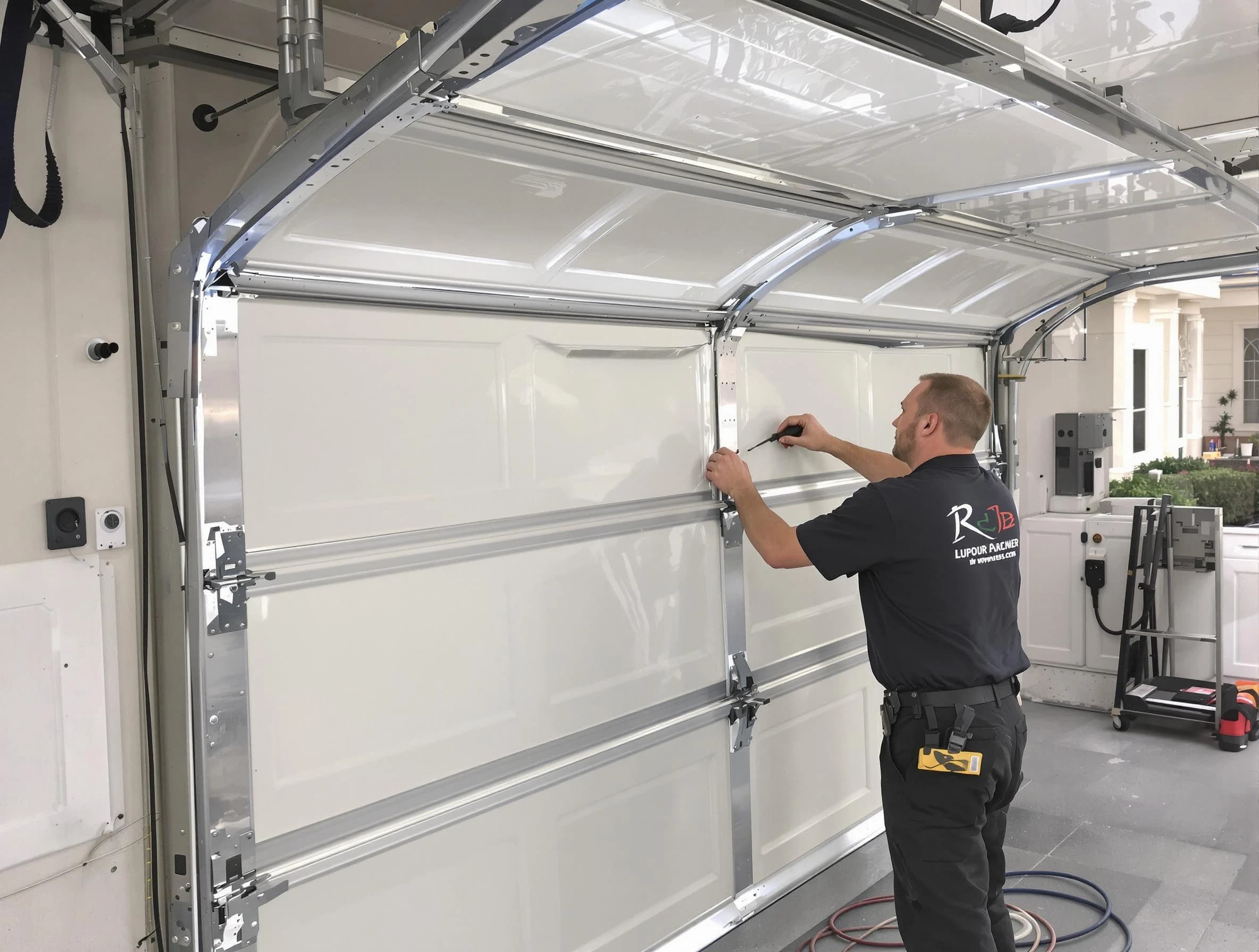 Gloucester Garage Door Repair professional performing panel repair in Gloucester