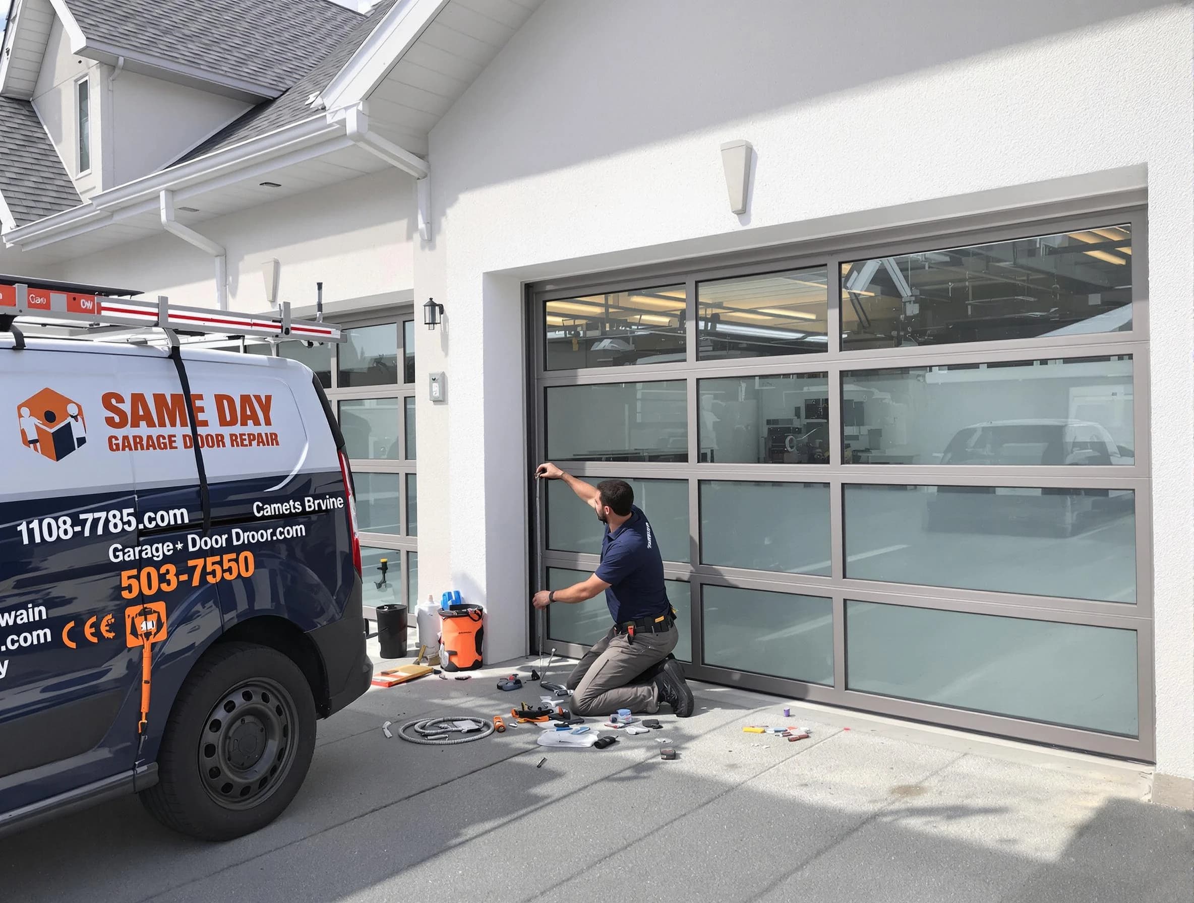 Same-day garage door repair service by Gloucester Garage Door Repair in Gloucester