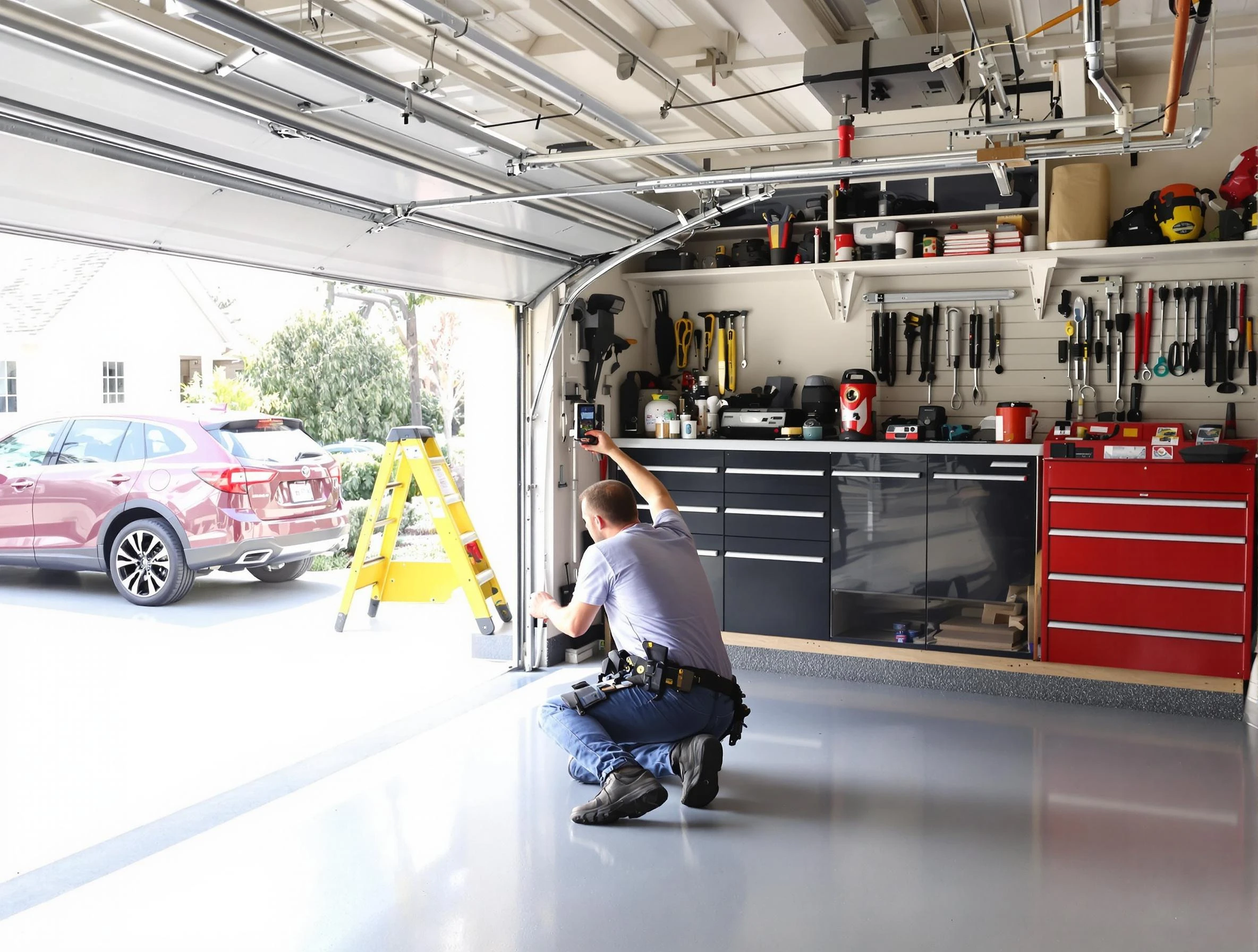 Local garage door repair service by Gloucester Garage Door Repair in Gloucester