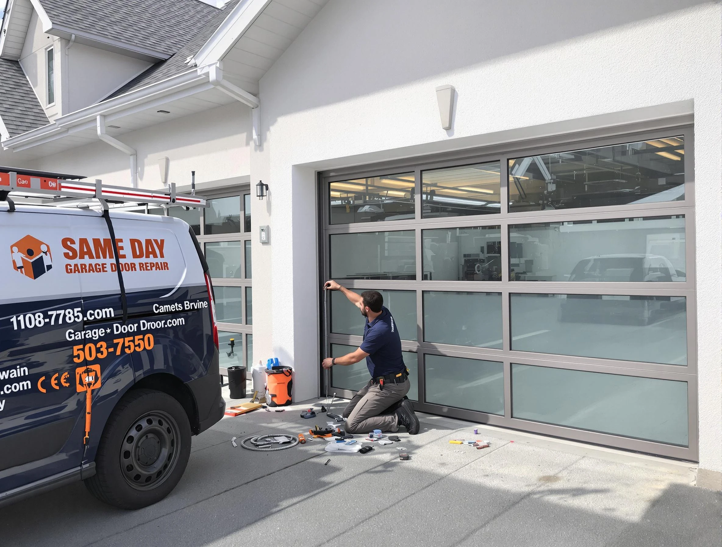 Same-day garage door repair service by Gloucester Garage Door Repair in Gloucester
